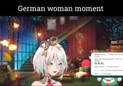 German woman moment 
