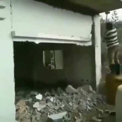 When that wall won't go down without a fight.