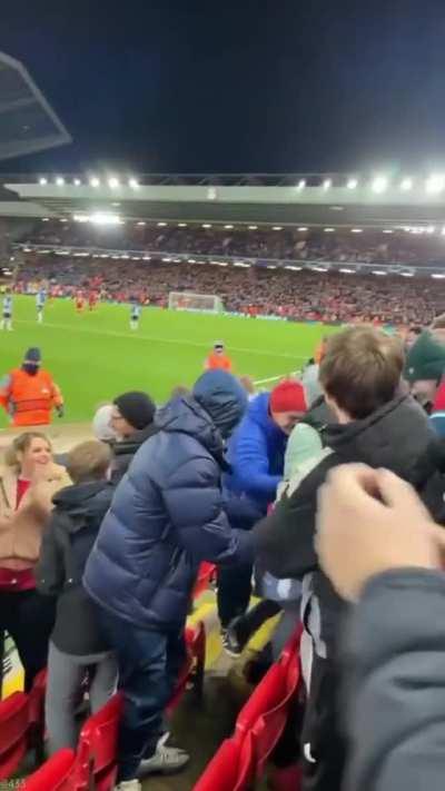 Look how everyone is helping him