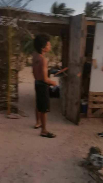 Fucking BBC outside with people watching