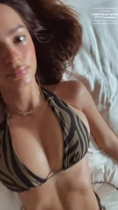 Gorgeous in print bikini