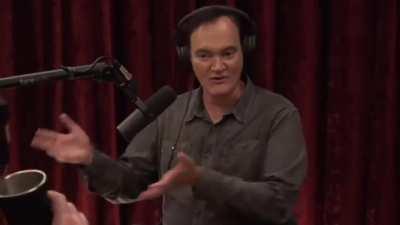 Joe brings up Bruce Lee portrayal and Tarantino tells him to sugg a digg