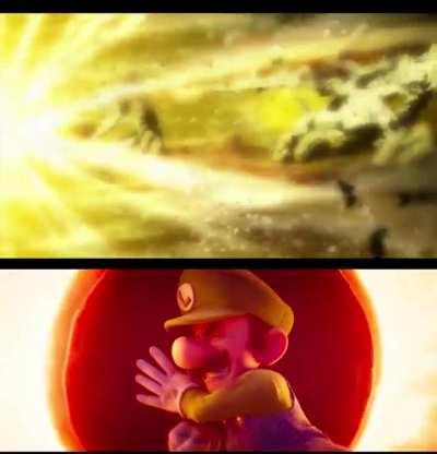 Why no one's talking about the clear Evangelion reference in the Mario movie?