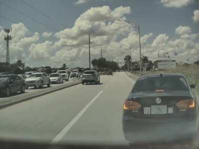 This happened to me a few hours ago. What was this lady doing?