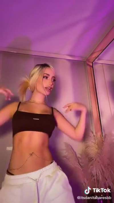 Sweat pants + belly chain + string