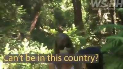 Park Ranger Karen Tells Asian Family They're Breaking The Law & Don't Belong In America While Taking A Hike In The Woods Of CA!