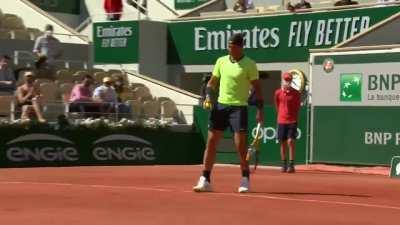 Rafa’s epic intro at Roland Garros 2021