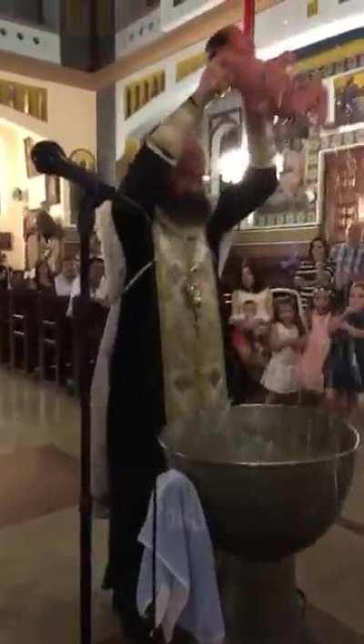 Parents let priest do this?