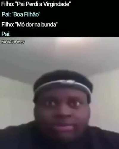 Nossa eu tava sentado na madeira