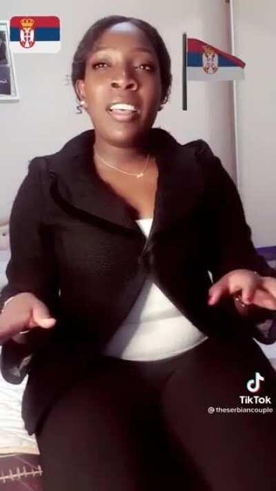 Whitest woman in serbia