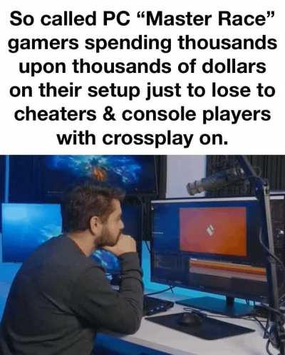 (They have discovered expensive technology cannot alleviate their inferiority complex)