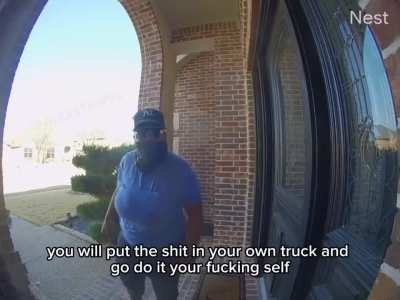 Does your Amazon delivery driver hate you this much?