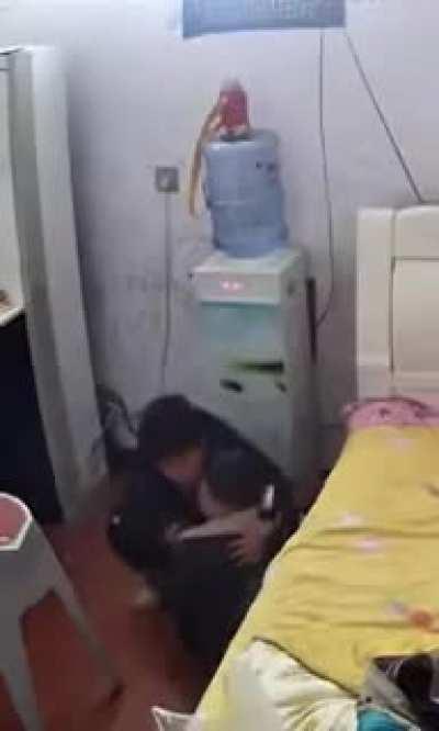 Choking child gets kung fud into life again by his big brother.