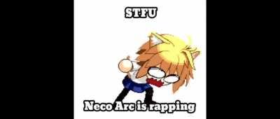 i got to do it for the zomboss rapping meme so here neco arc version 