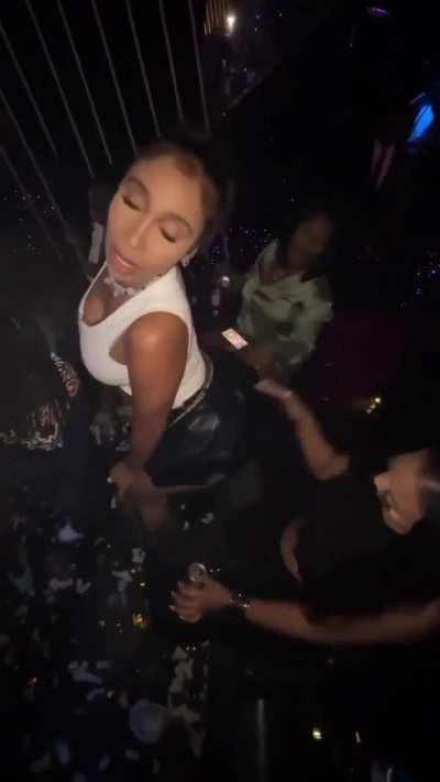 Kris Twerking at a party