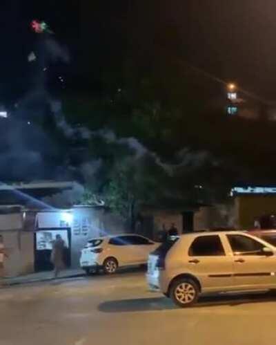 Annoyed by loud music, man uses drone to hit neighbors with fireworks