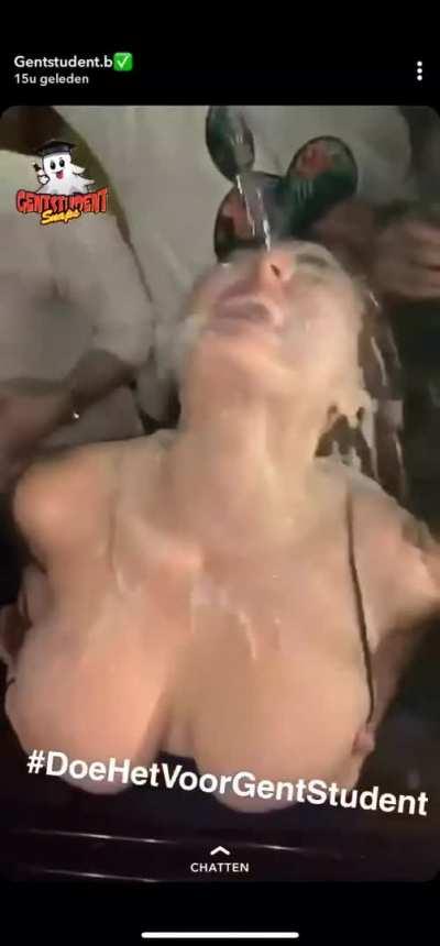 German Students at a Bar