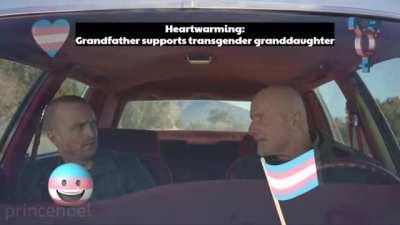 Heartwarming video of a southern grandfather accepting his granddaughter after she comes out as transgender!