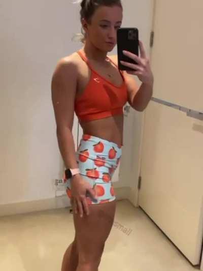 Peachy ass, perky tits