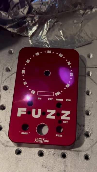 Fiber laser engraving 