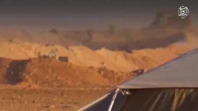 [Combat Edit] Shadows of the Slaughter 2 - Intense footage of an ISIS attack on a SAA berm outpost [August, 2017]