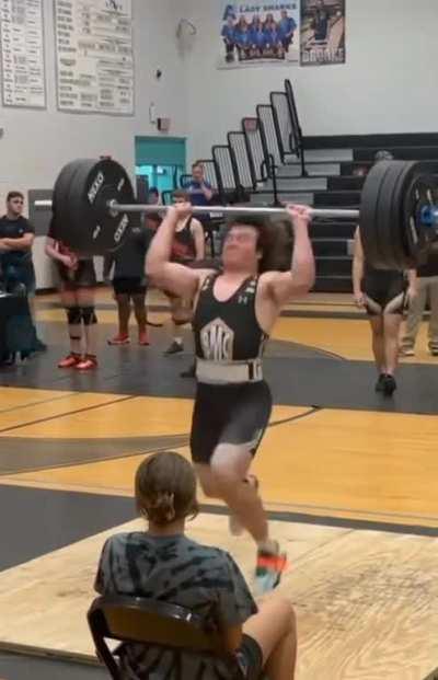 to complete a new max lift.