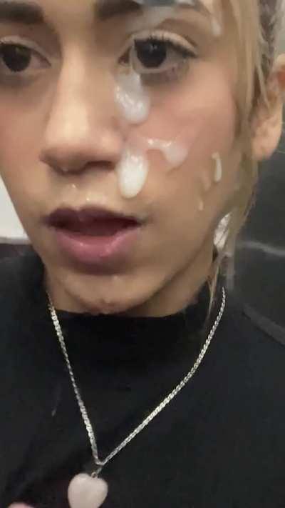 A thick facial and a cumwalk in the mall  🤤