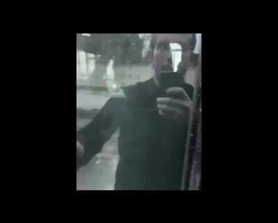 Wcgw having road rage on on a black jeep in Russia