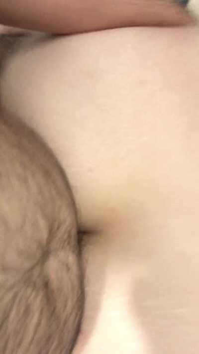 BB leads to daddy cumming in me