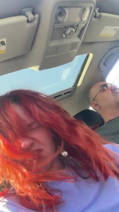 Face slapping with bloody mouth on the way