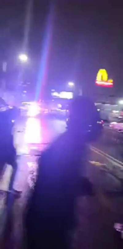 Rioters throw rocks at Philadelphia police