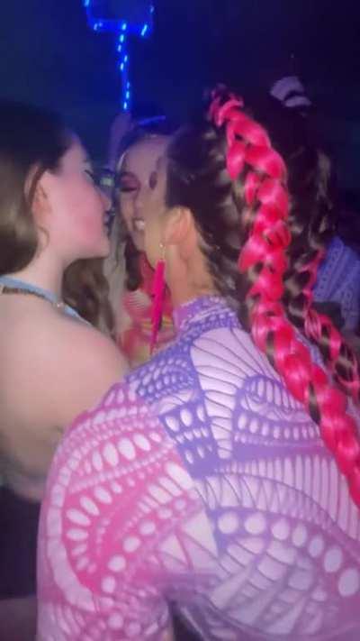 this is what happens when 3 O F sluts go to festivals together