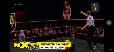 Toni Storm tied, defeated, punished, humiliated