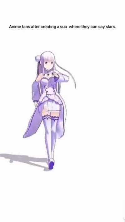 “The pick me trans people said it’s not a slur and we only use it for anime characters”