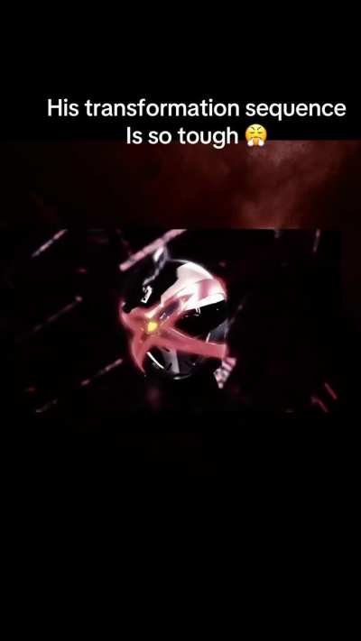 They didn’t have to go so hard with his transformation sequence