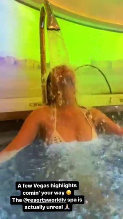 At Resorts World spa in Las Vegas