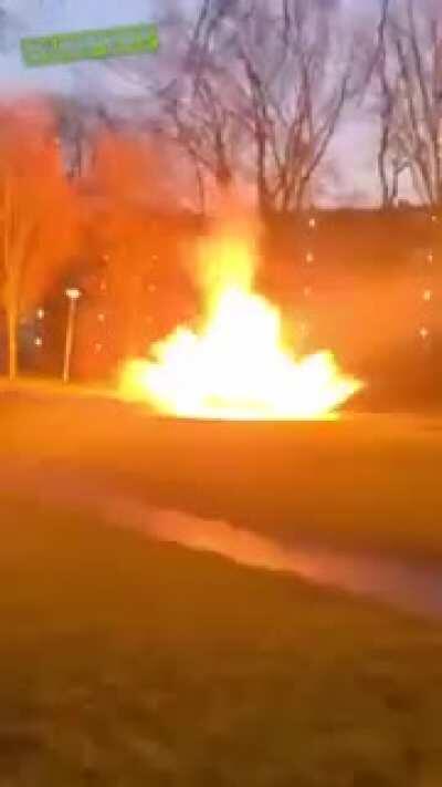 Rioters just set off a bomb in Meerwijk.