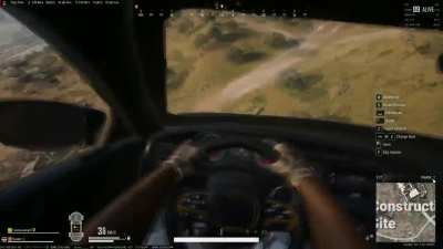 [PUBG] Car hit a tree and went full Interstellar