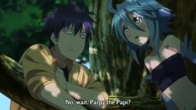 Can anyone tell me how is Papi levitating in the air without moving her wings?