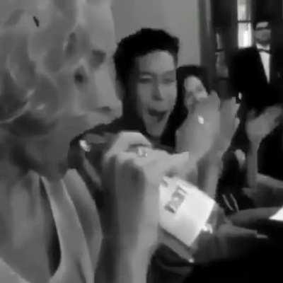 Madonna was showing hidden talent to her friends at a bar in the 1980s