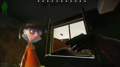 Odds of two nades hitting eachother...?