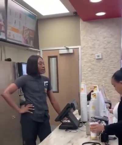 Manager bans transphobe for asking for a refund