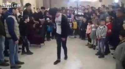 He couldn't help himself.