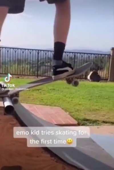 Emo kid skates