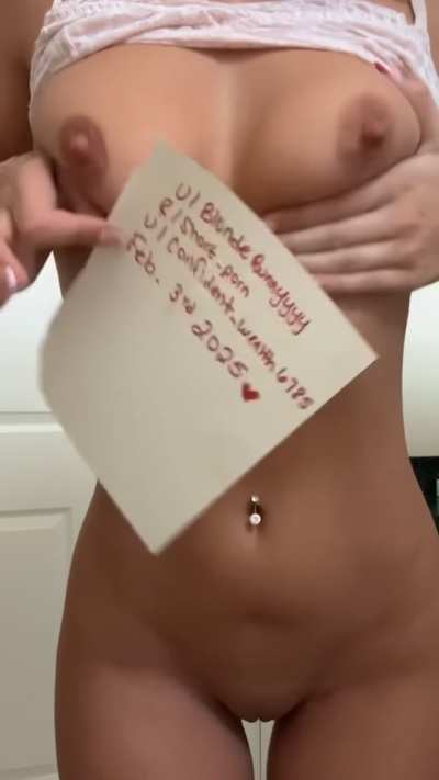 Verification for r/short_porn 💞