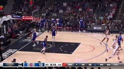 [Highlight] Jonas Valaciunas goes 7/7 from three in the first half