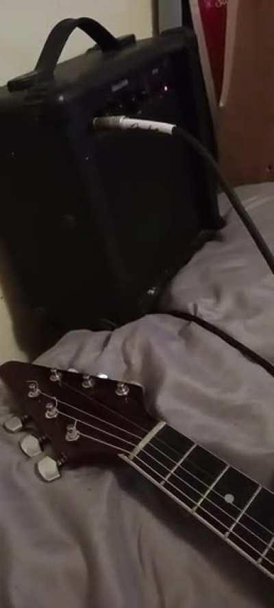 Whenever I put a ruler on my guitar I can hear the souls of the damned