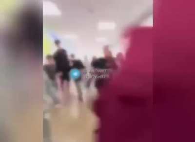 Fight in an israeli highschool.