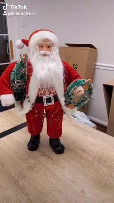 I can't beat you with these presents without getting closer.