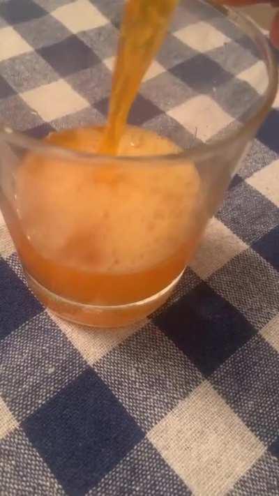 Literally just me pouring Fanta.